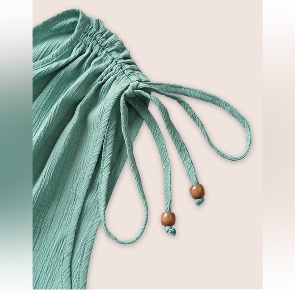 BloomChic Plus Size 2XL Plain Textured Surplice Neck Drawstring Jumpsuit us18-20 - Picture 5 of 8